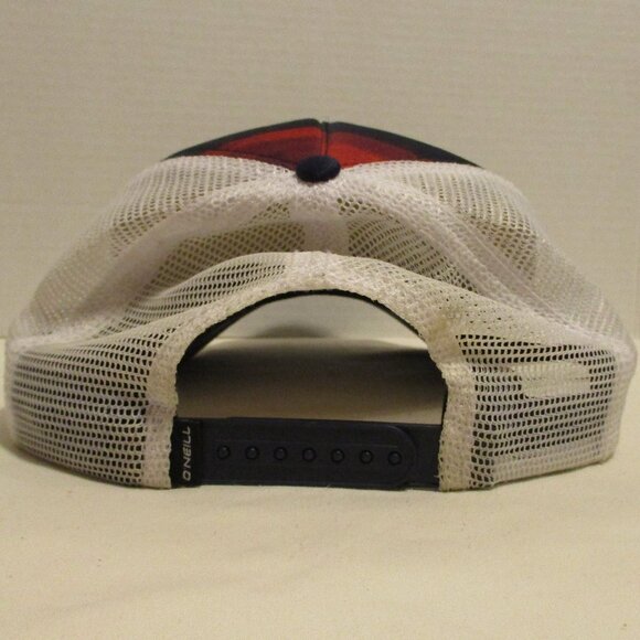 O'Neill Stars Men Snapback Red White Blue Graphic Outdoors Flag Hat Cap - Picture 4 of 9